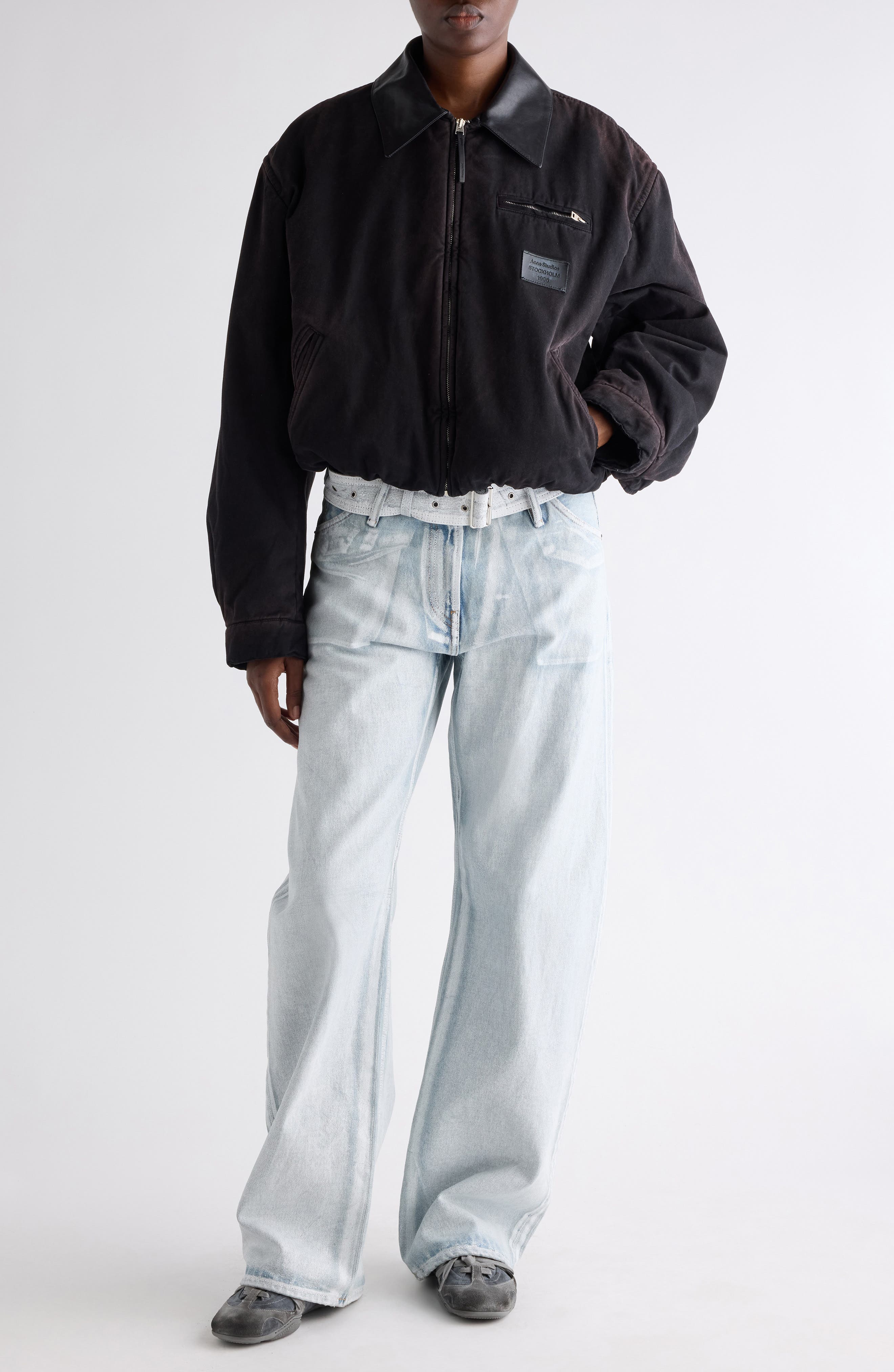 Belted Wide Leg Jeans - image 2