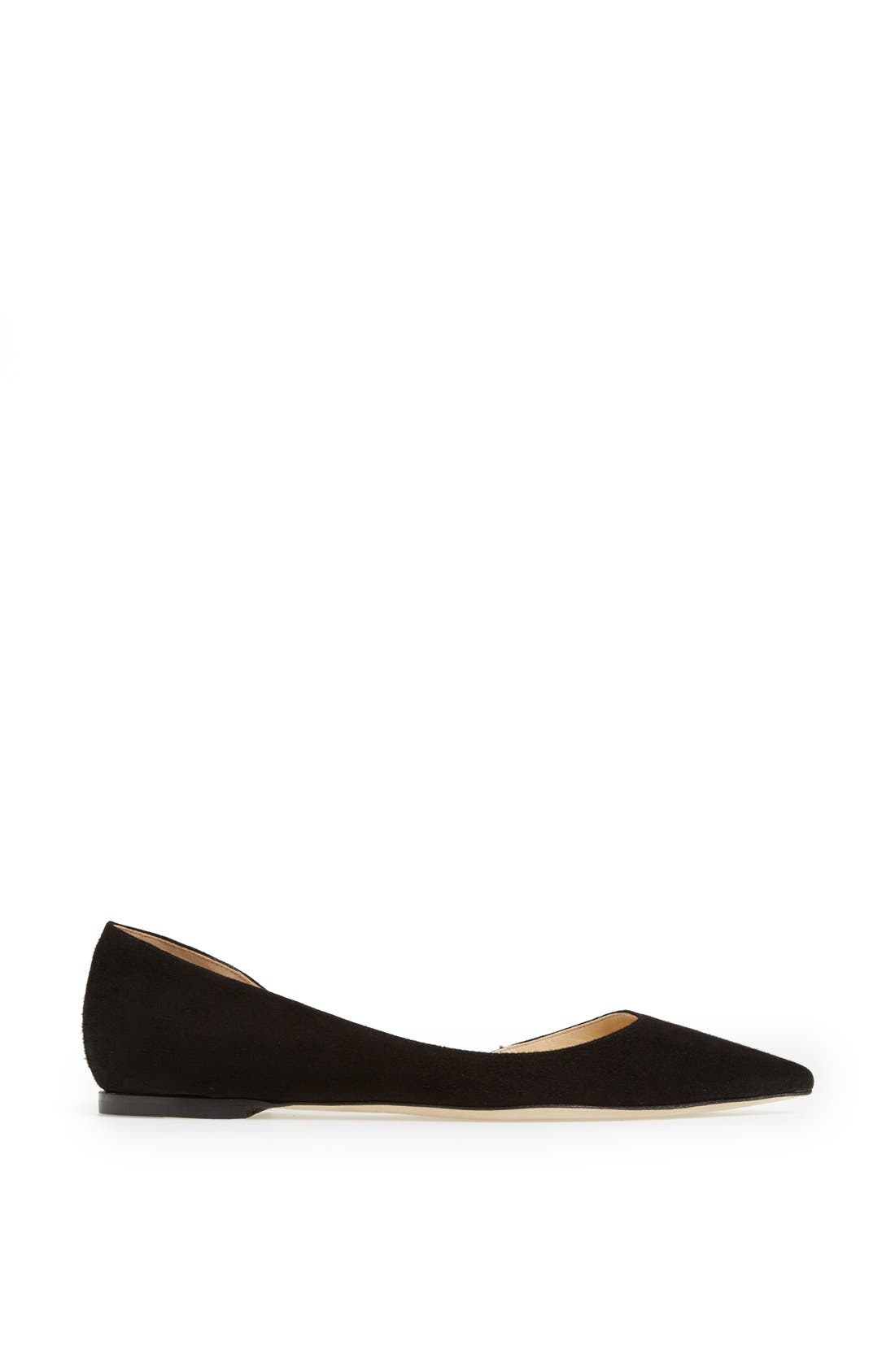 'Walton' Flat, Alternate, color, BLACK