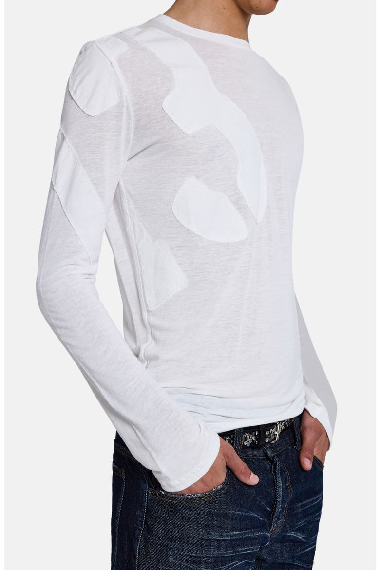 13 Appliqué T-Shirt, Alternate, color, WHITE