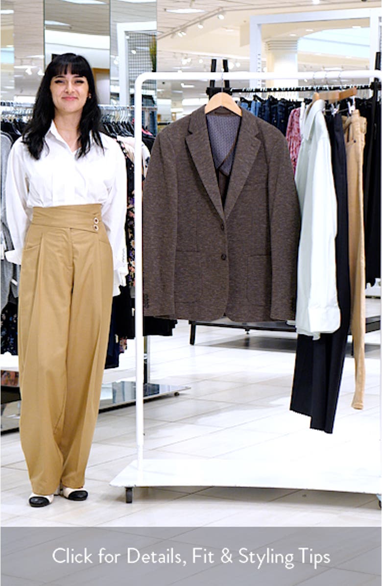 Textured Comfort Knit Cotton Blend Sport Coat, sales video thumbnail