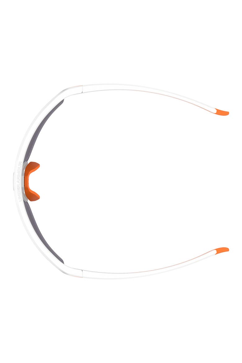 99mm Gradient Mask Sunglasses, Alternate, color, WHITE ORANGE