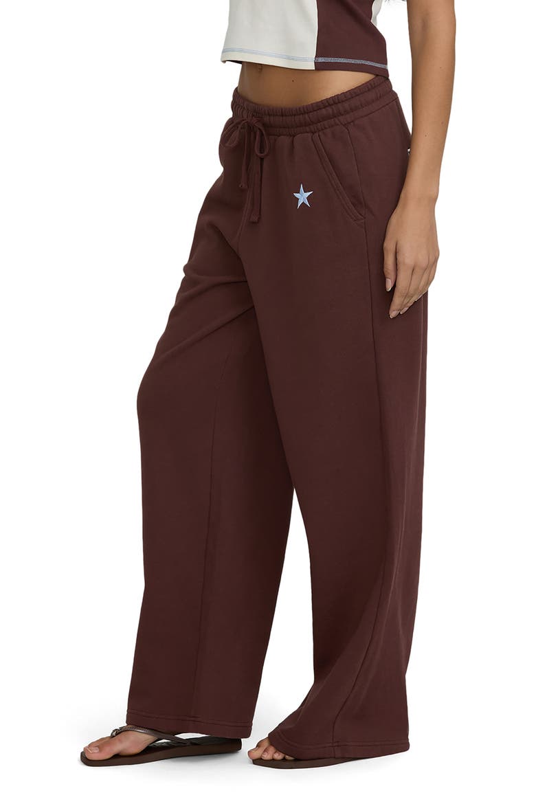 Star Crossed Fleece Pants, Alternate, color, TEAK