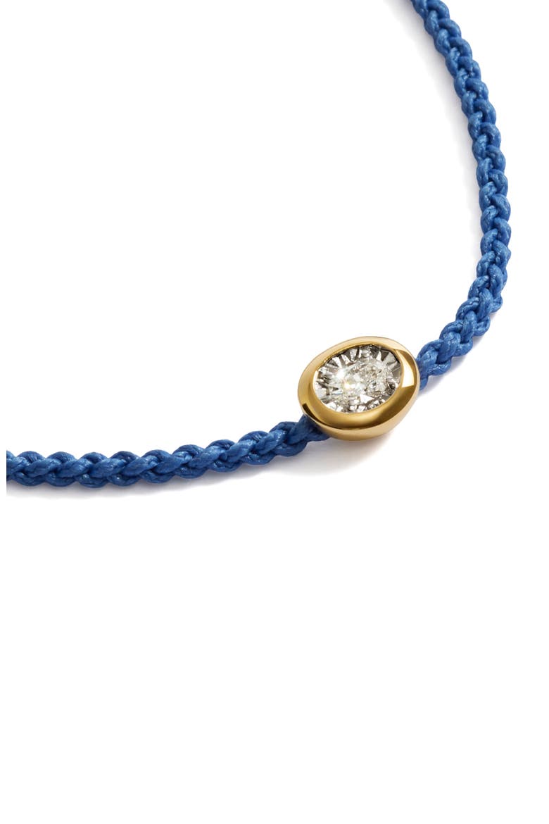 Oval Lab Grown Diamond Cord Bracelet, Alternate, color, 18K GOLD VERMEIL / LAB DIAMOND