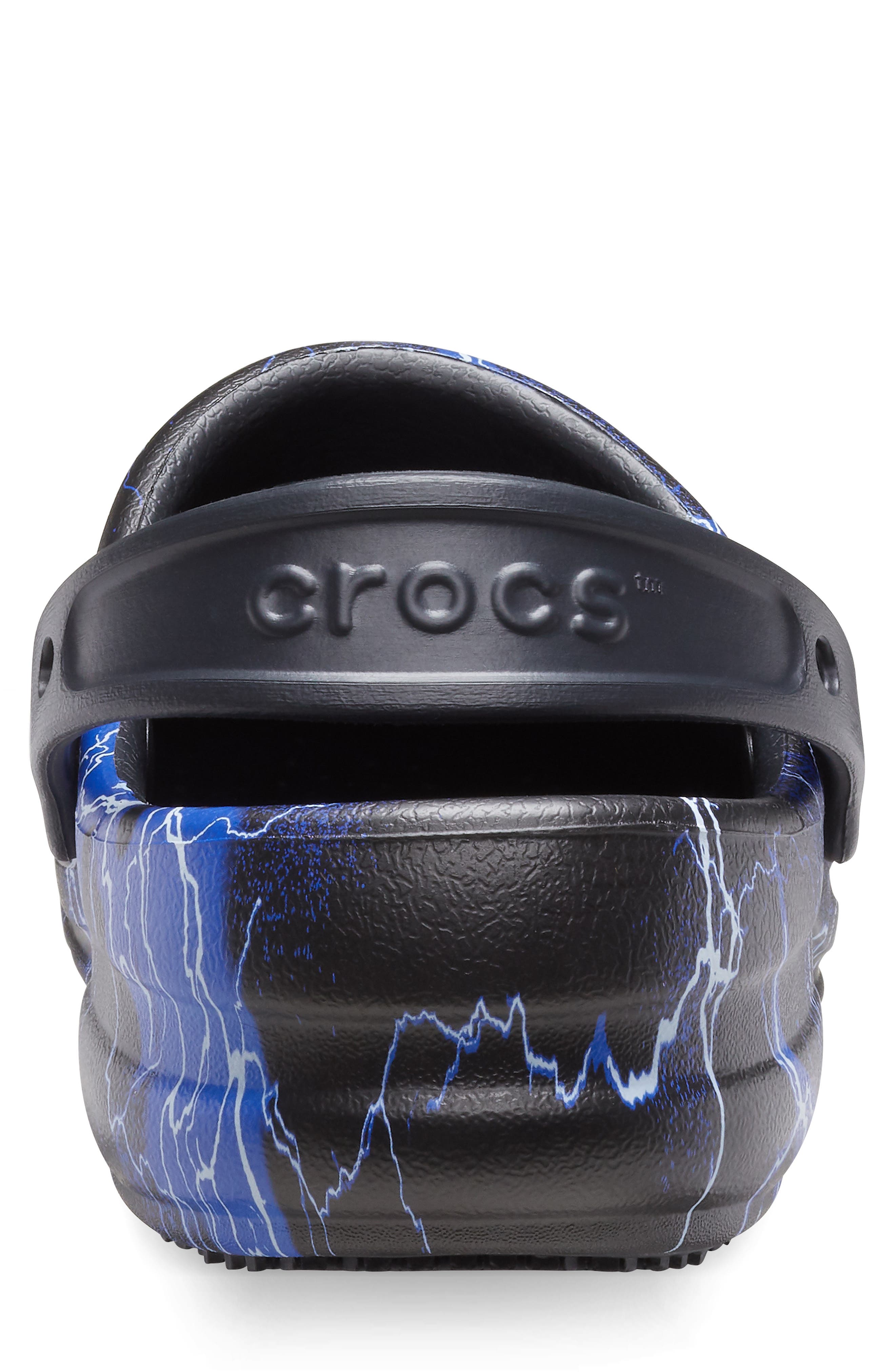 CROCS Bistro Graphic Clog, Alternate, color, Blk/Lnb