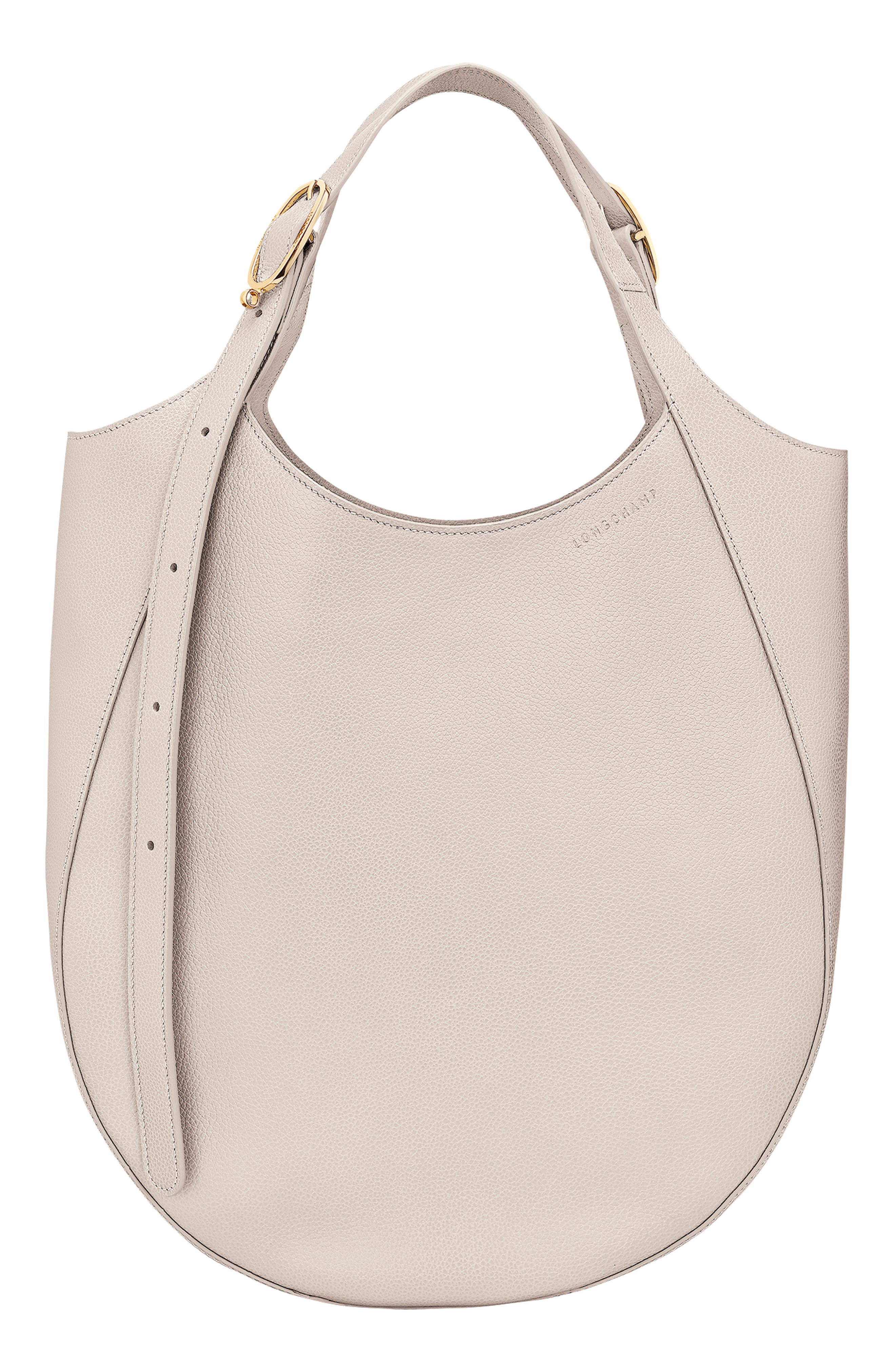 Longchamp Extra Large Le Foulonné Leather Tote, Main, color, Paper