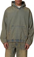 Good For Nothing Oversized Denim Pullover Hood