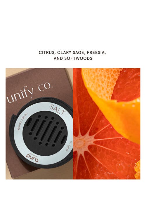Pura X Unify Salt Car Fragrance Refill Duo In Salt