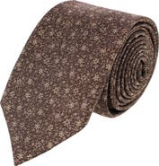 Trafalgar Franco Floral Neat Pattern Business Silk Necktie