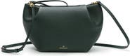 LA PORTEGNA Marta Leather Clutch Bag With Shoulder Strap