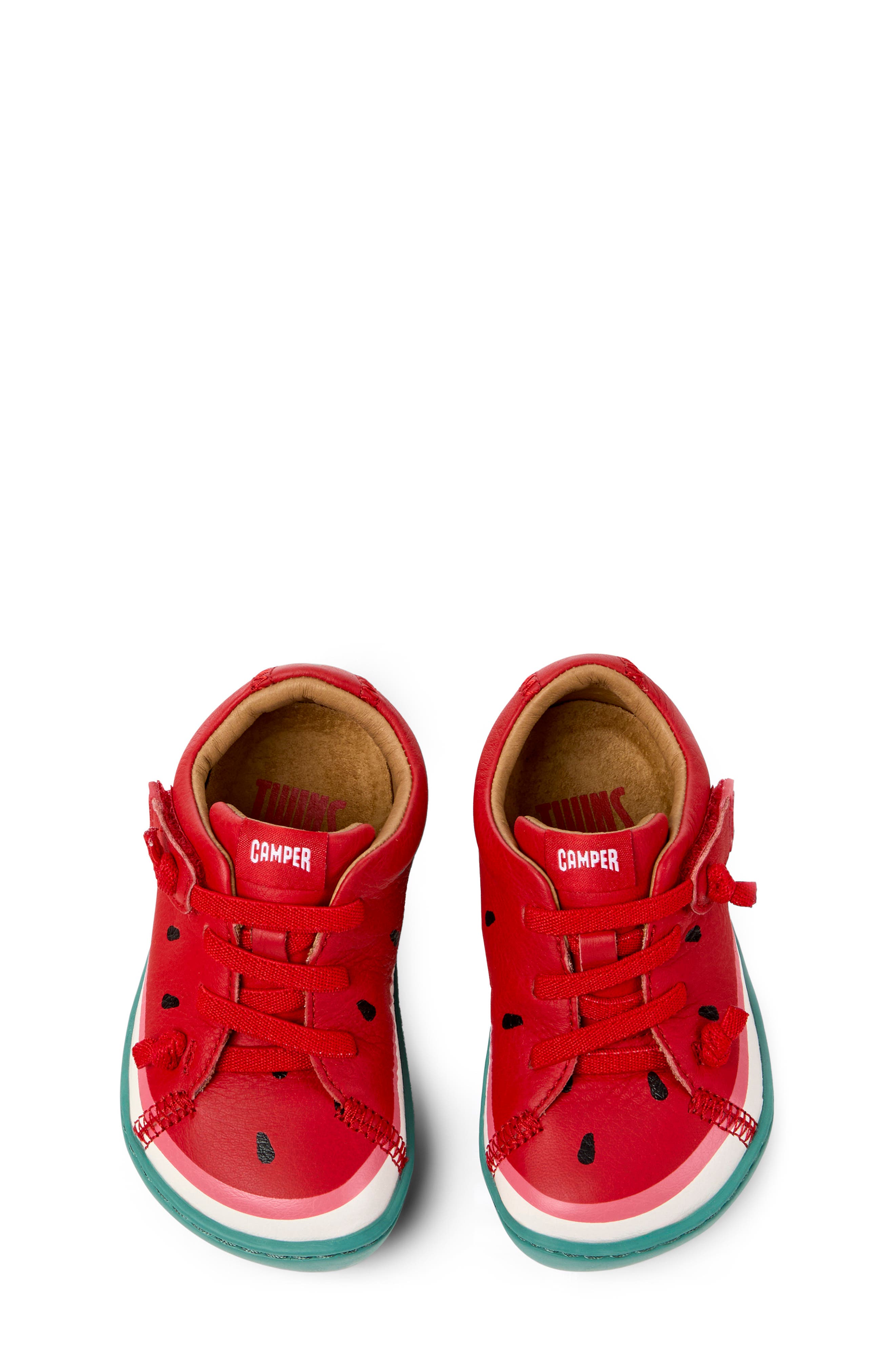 Kids' Peu Cami Twins Sneaker, Alternate, color, MEDIUM RED