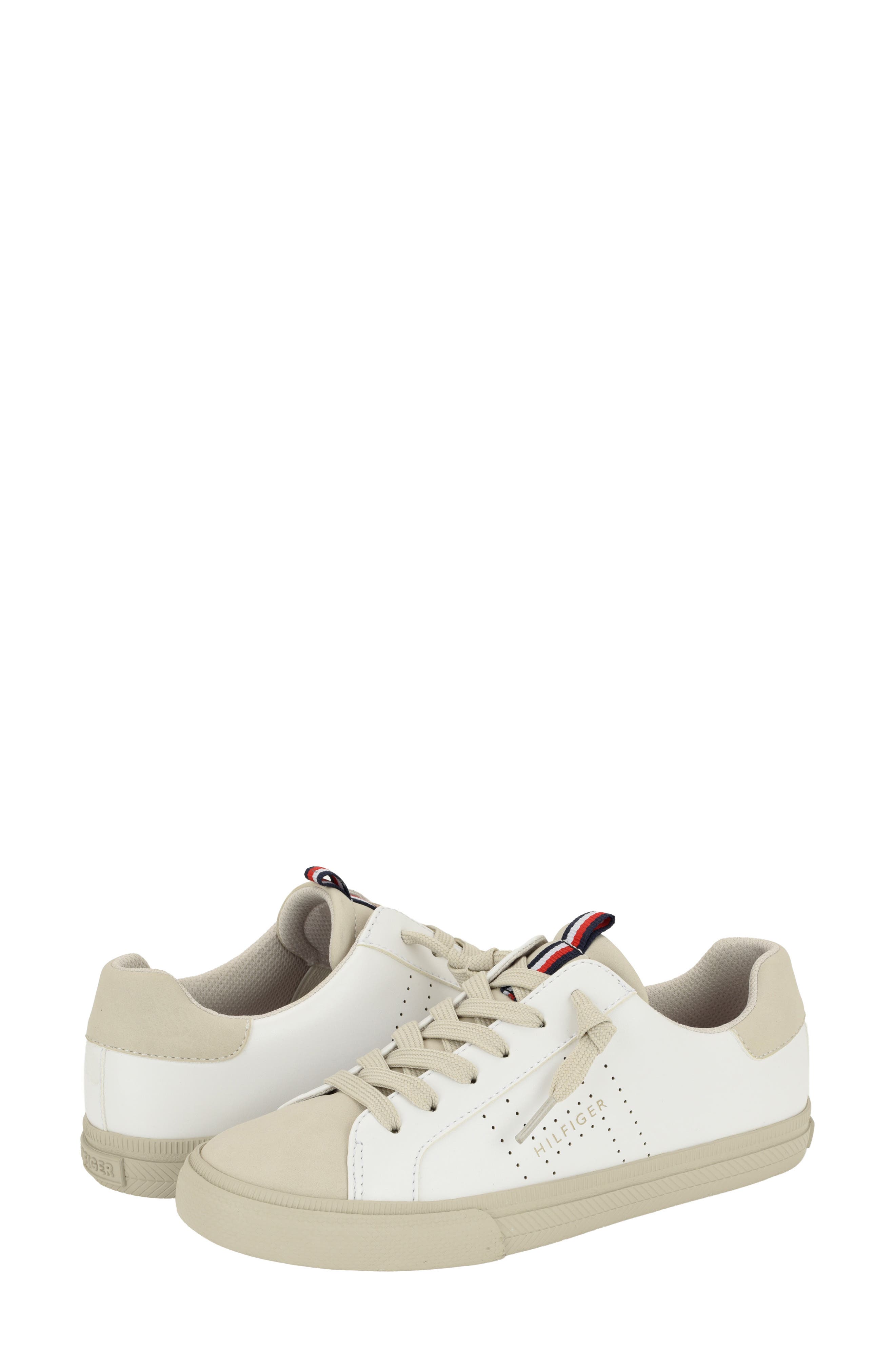 Lustina Sneaker, Alternate, color, WHITE/ OAT