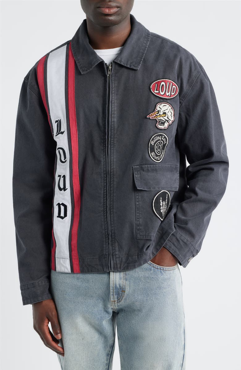 Rolling Loud Pit Crew Cotton Work Jacket, Alternate, color, Black