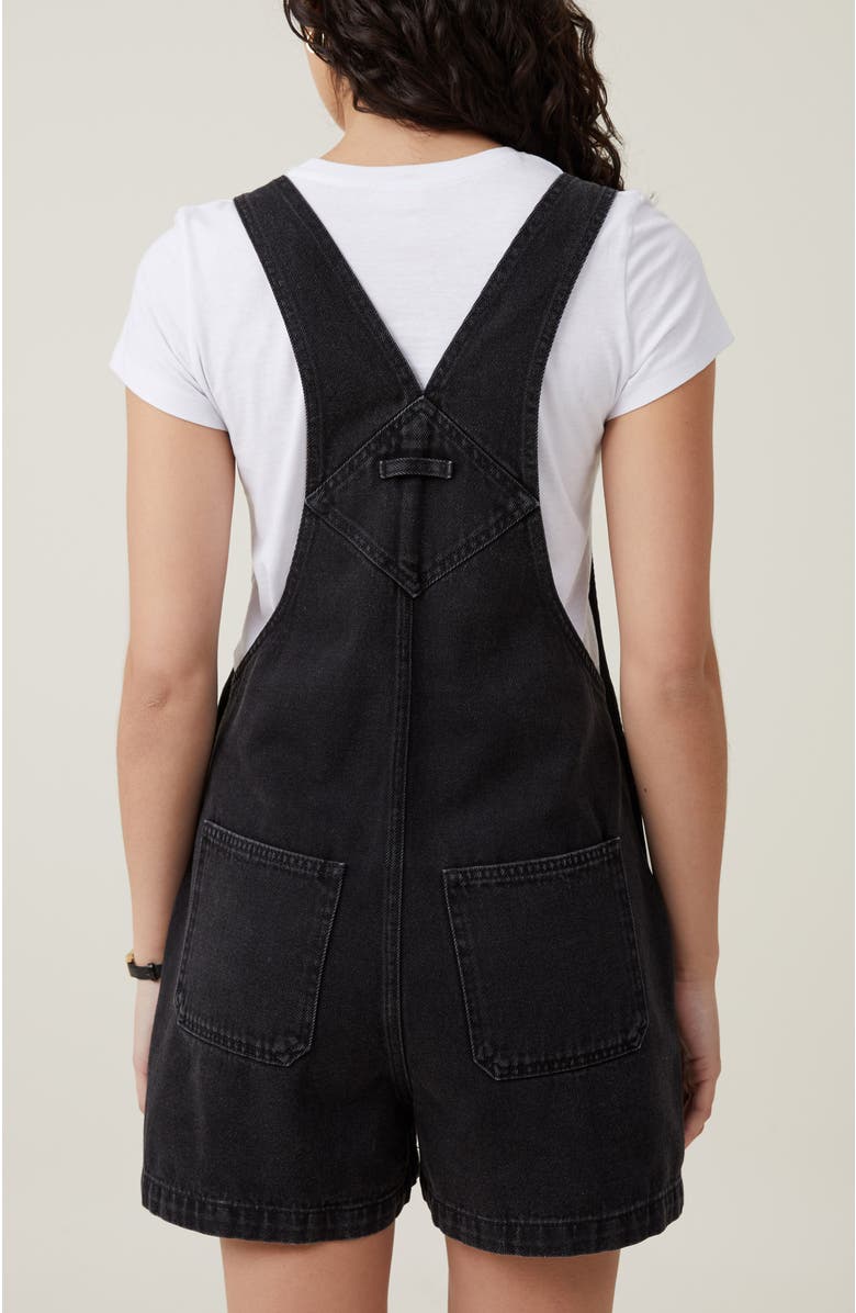 Cotton On Women's Short Denim Overall, Alternate, color, 