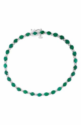 EFFY Sterling Silver Ruby Diamond Bracelet - 0.06 ctw.