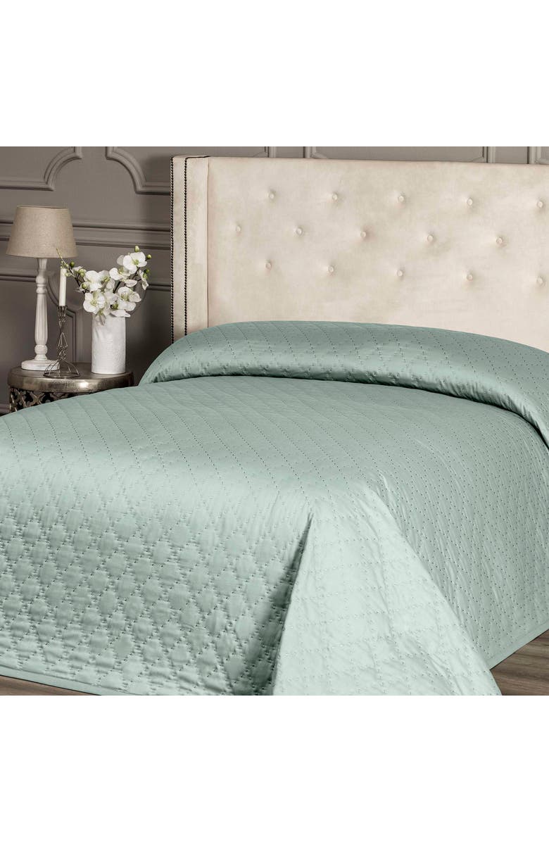 Togas Mistik Bedcover, Alternate, color, Blue-Green