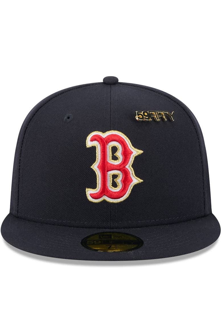 Men's New Era  Navy Boston Red Sox 2025 59FIFTY Day 59FIFTY Fitted Hat with Pins, Alternate, color, Navy