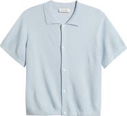 FRAME Short Sleeve Wool Cardigan