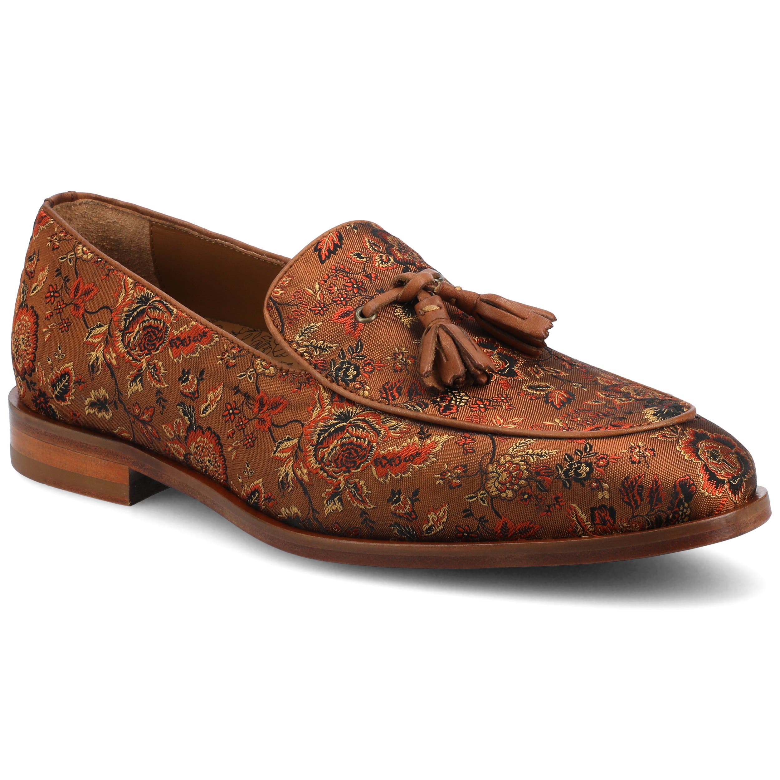 TAFT Men's Tommy Tassel Loafer, Main, color, Duskwood Floral