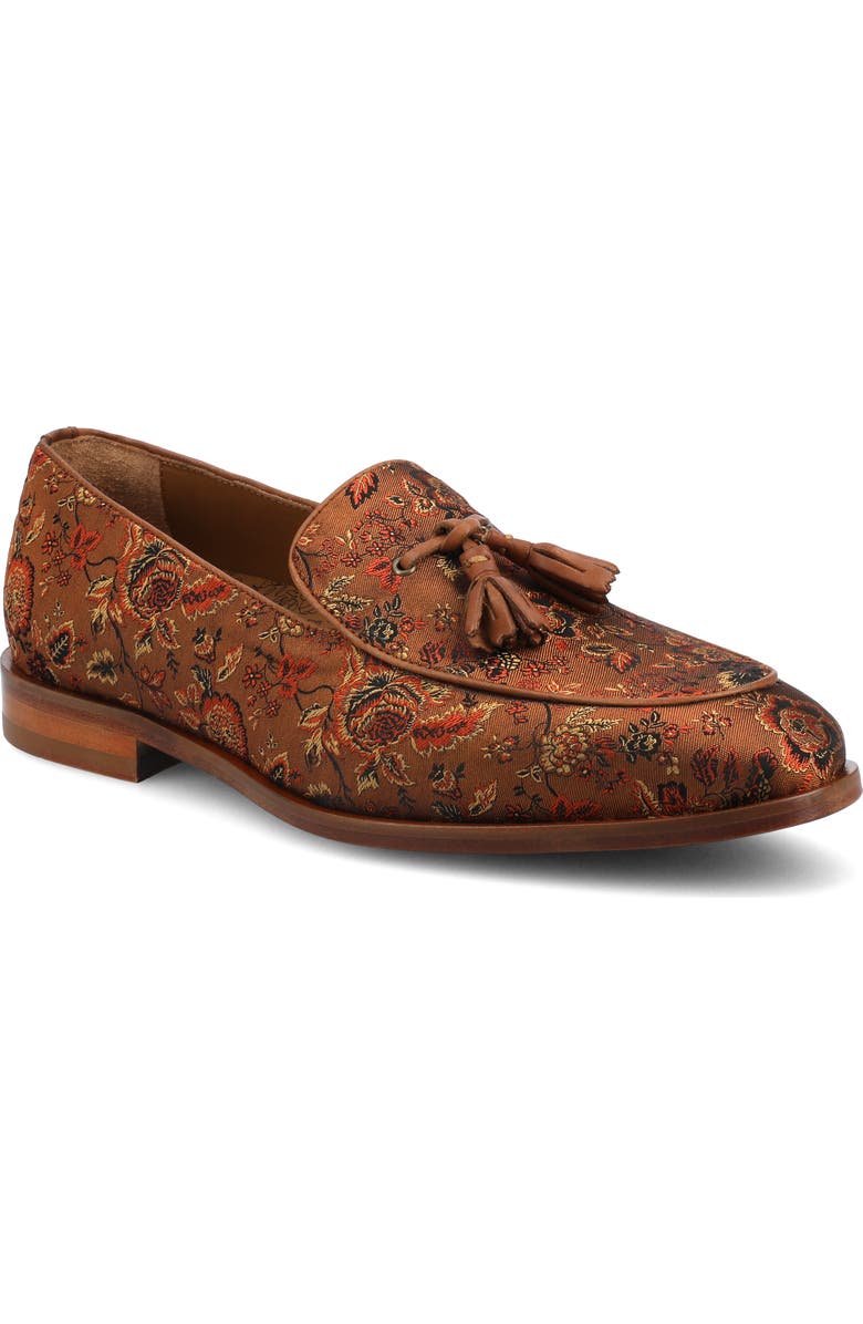 TAFT Men's Tommy Tassel Loafer, Main, color, Duskwood Floral