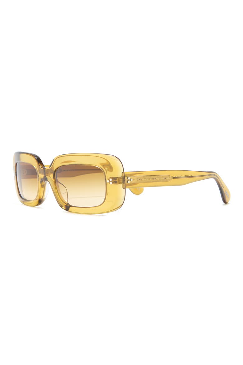 Saurine 50mm Square Sunglasses, Alternate, color, YELLOW