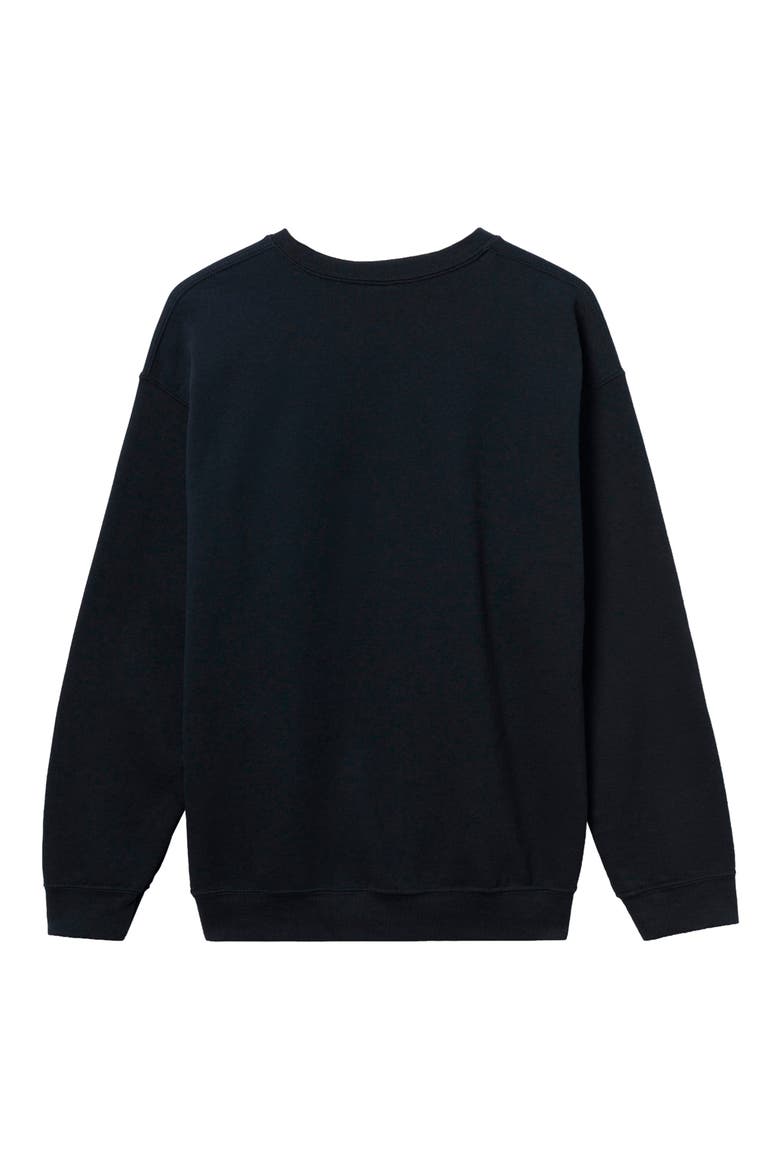 Minnesota Vikings Helmet Flea Market Crewneck Sweatshirt, Alternate, color, BLACK