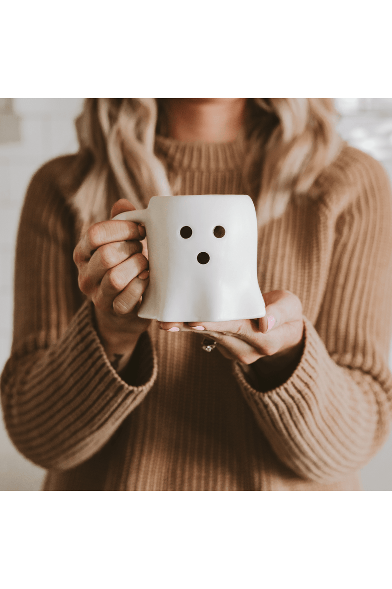 Ghost 12 oz Halloween Coffee Mug, Alternate, color, White