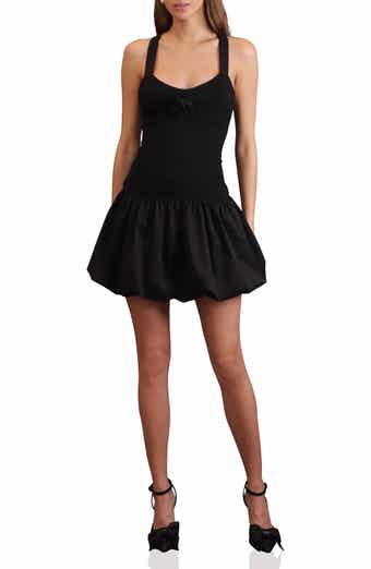 Avec Les Filles Bubble Hem Minidress