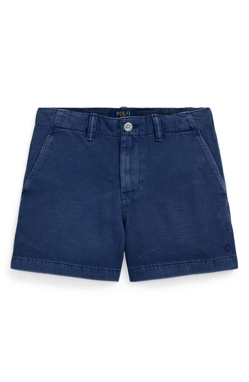 Polo Ralph Lauren Big Girls Chino Shorts In Light Navy