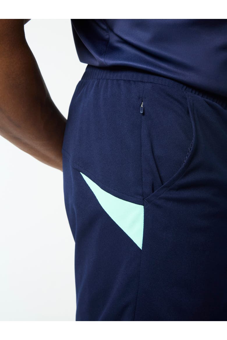 Luca Piqu Short, Alternate, color, MARITIME BLUE