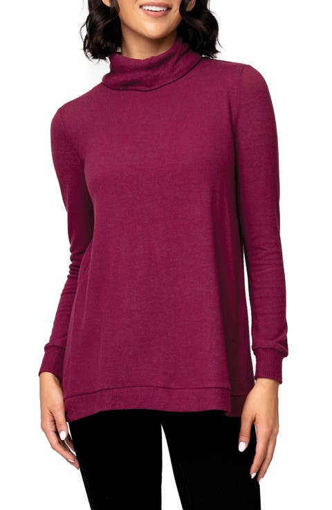 Cozy Crossover Back Tunic Sweater