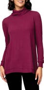 GIBSONLOOK Cozy Crossover Back Tunic Sweater