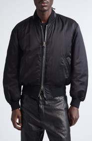 TOM FORD Soft Silk Satin Bomber Jacket
