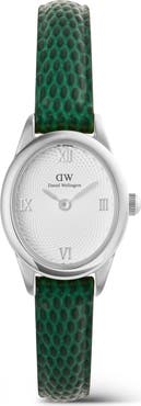 Daniel Wellington Ophelia Mini Leather Strap Watch, 22mm x 25.5mm