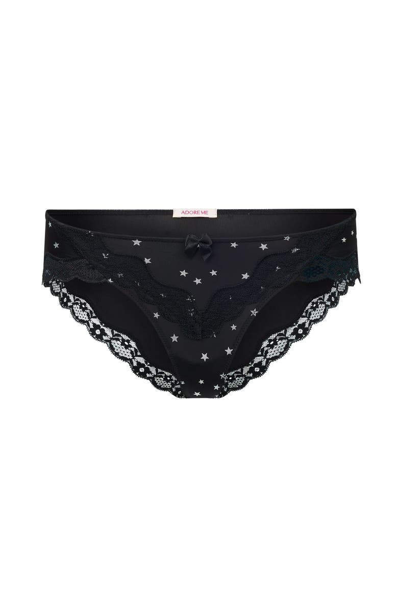 Adore Me Kati Hipster Panties, Alternate, color, Shine Bright Foil Print