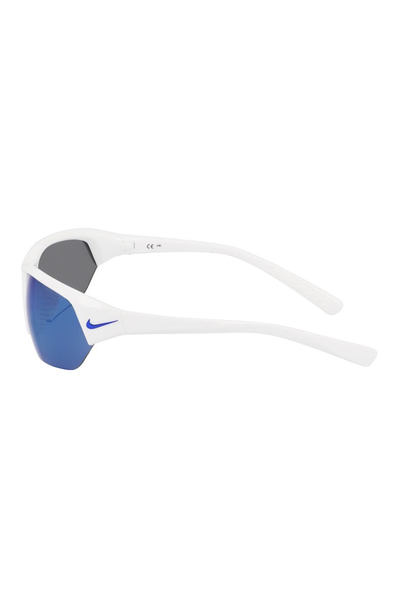 Skylon Ace Square Sunglasses, Alternate, color, WHITE/GREY W/BLUE MIRROR