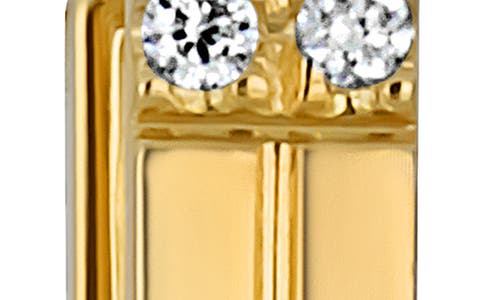 Bony Levy Cleo Diamond Hoop Earrings In 18k Yellow Gold