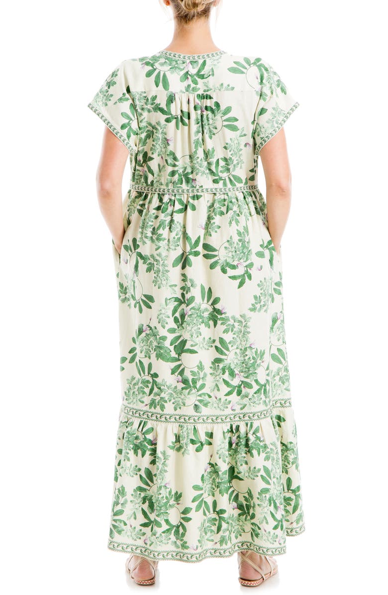 MAX STUDIO Tiered Maxi Dress, Alternate, color, 