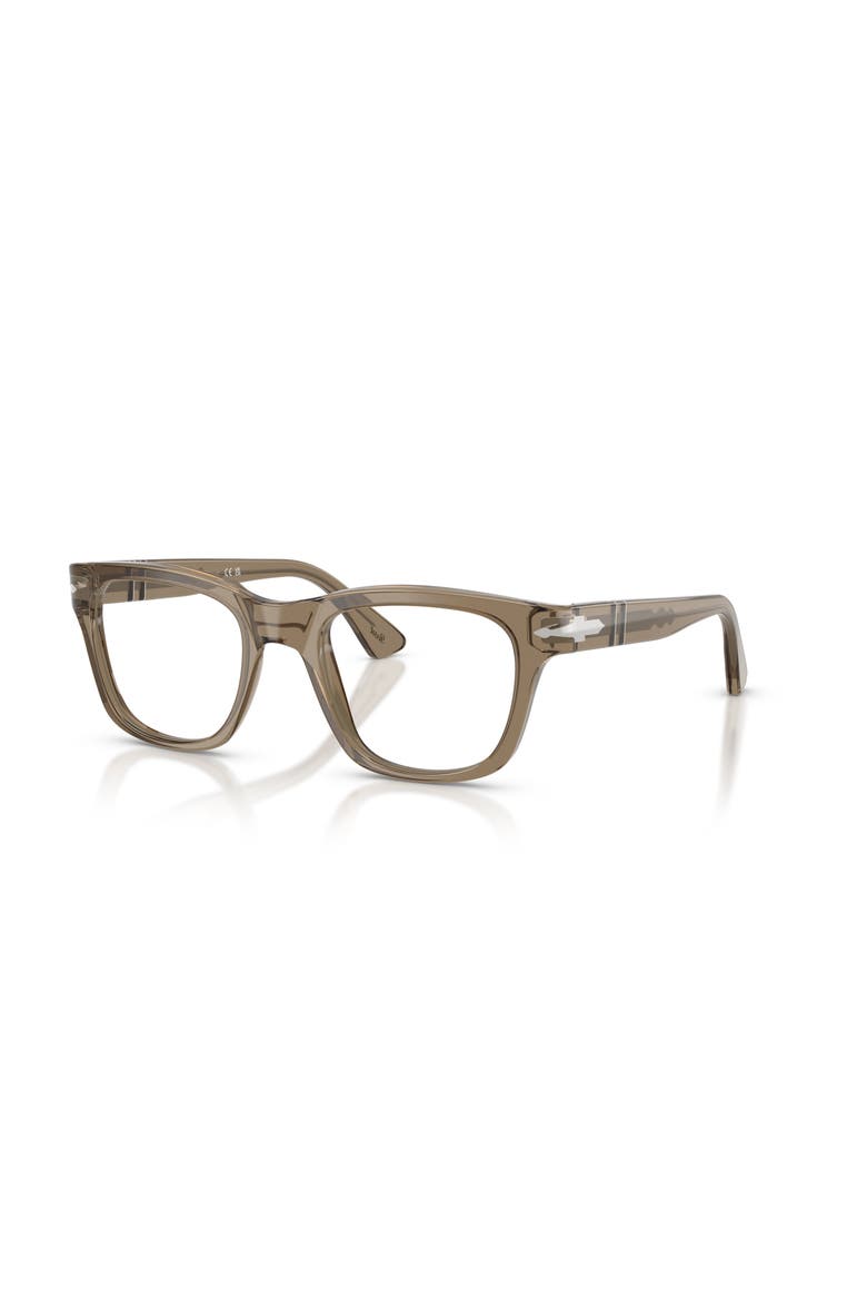 51mm Square optical glasses, Main, color, Brown