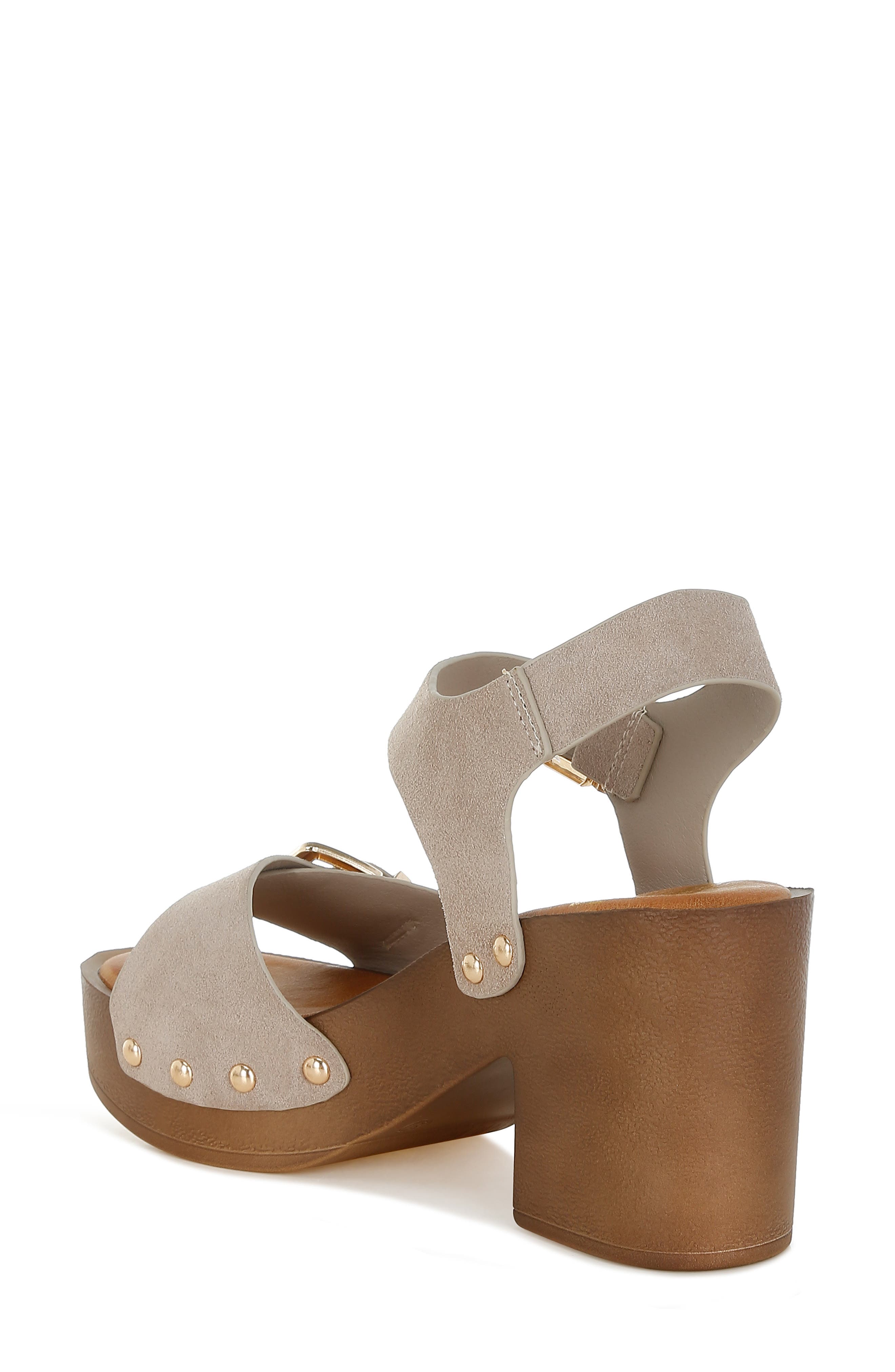 Rag & Co Lhasa Platform Sandal, Alternate, color, Beige