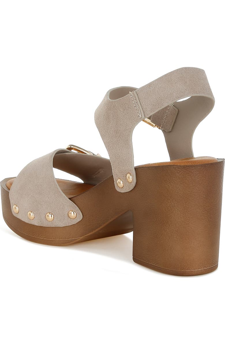 Rag & Co Lhasa Platform Sandal, Alternate, color, Beige