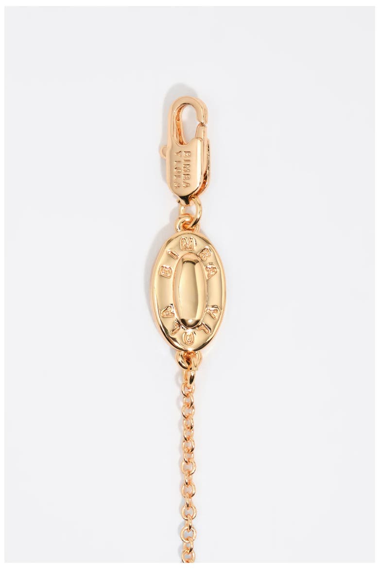 Chain Crystal Necklace, Alternate, color, GOLD