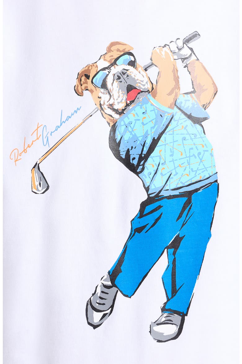 Golfin Graham Graphic T-Shirt, Alternate, color, WHITE