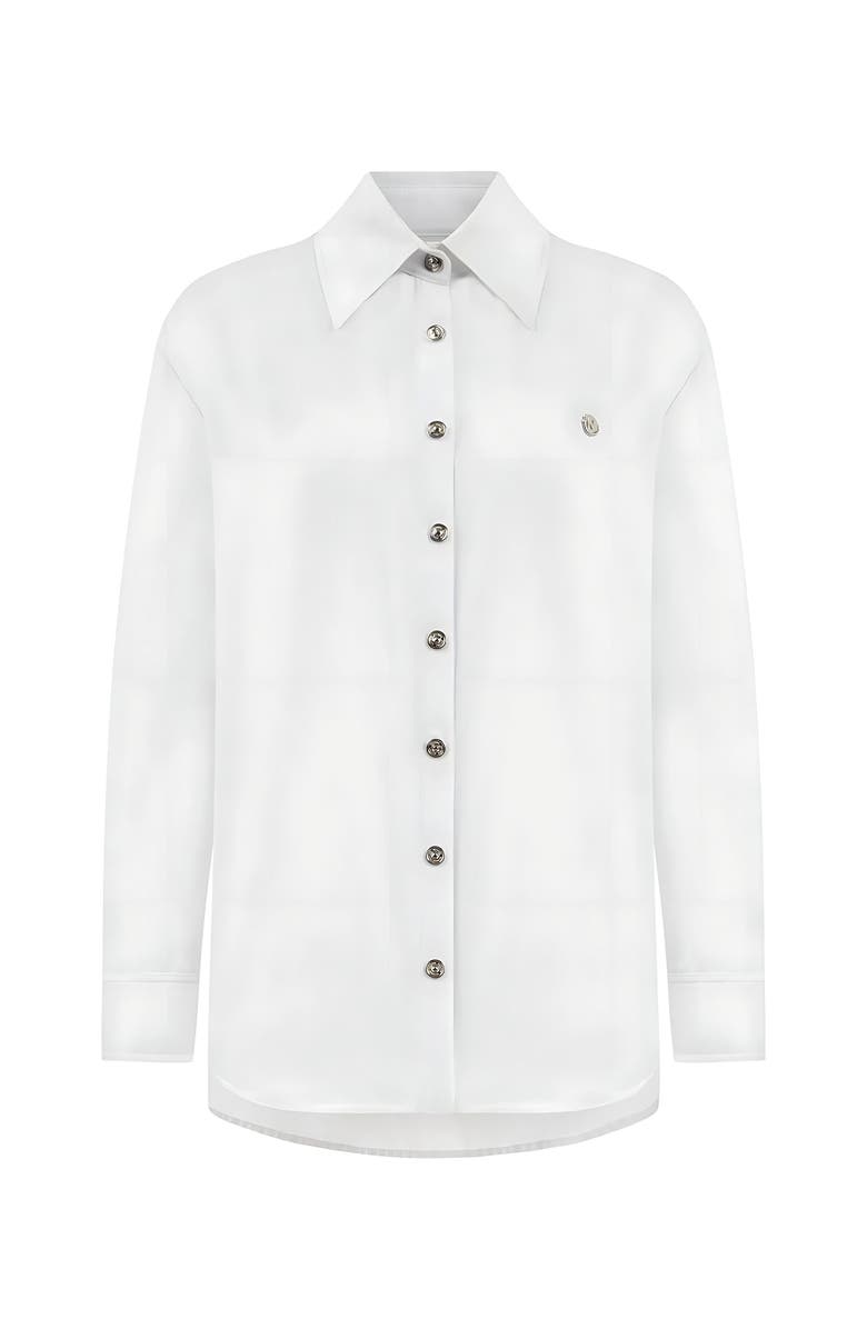 Nocturne Oversized Button-Up Shirt, Alternate, color, 