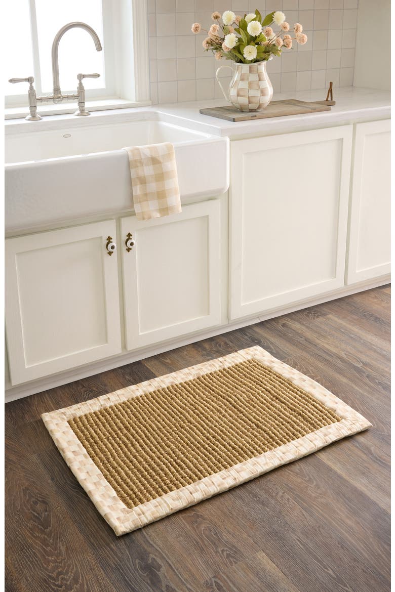 Mocha Check Chunky Sisal Rug, Alternate, color, MOCHA