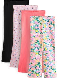 NEXT Kids' 4-Pack Assorted Flare Leggings