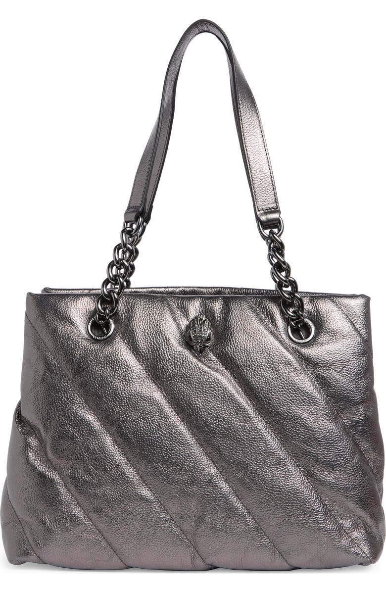 Kurt Geiger London Soho Tote, Main, color, Gunmetal