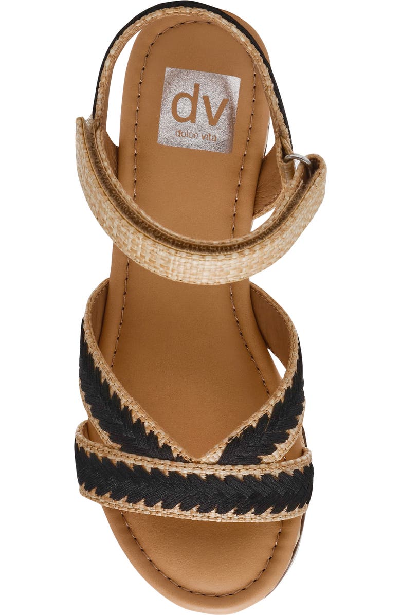 DV by Dolce Vita Ventura Platform Espadrille Sandal, Alternate, color, Black