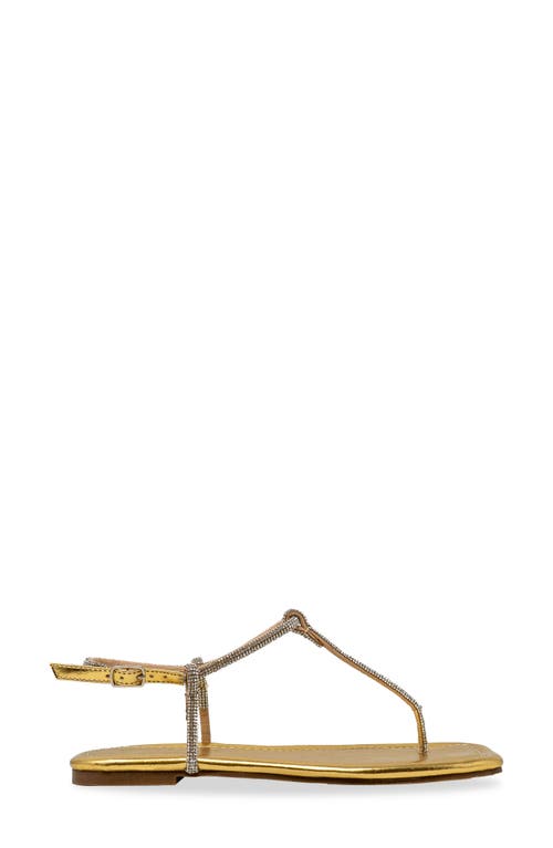 Chase & Chloe Chase And Chloe Rhinestone T-strap Sandal