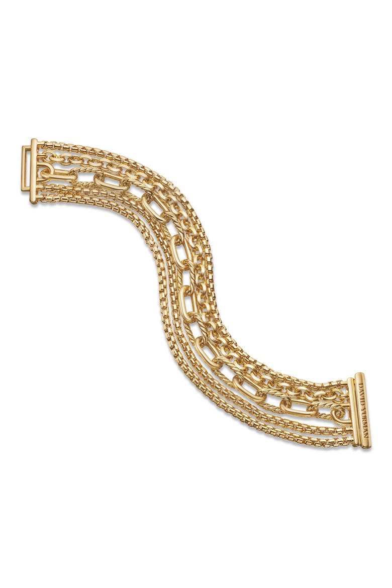 Multirow Chain Bracelet in 18K Yellow Gold, Alternate, color, 18K YELLOW GOLD