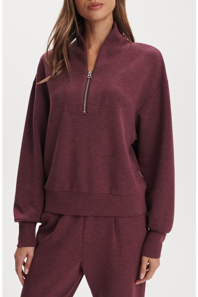 Davidson Woven Sweatshirt, Main, color, SASSAFRAS MARL